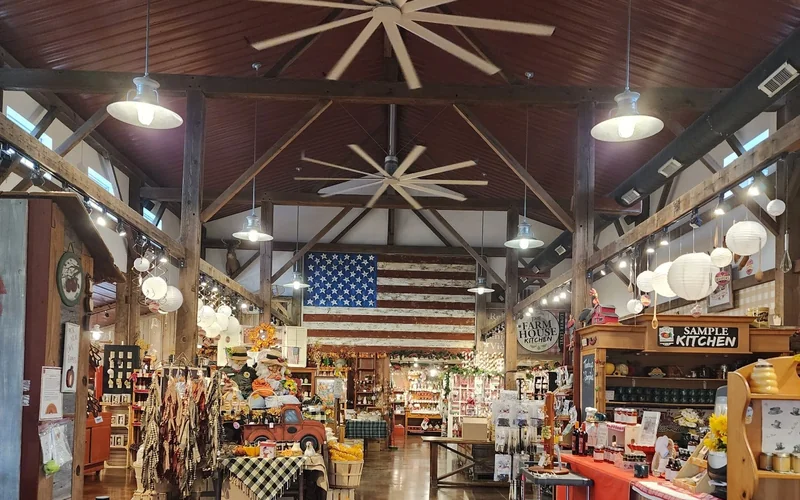 Kuipers Family Farm historic Orchard Shop and Farmhouse Kitchen barn in Maple Park, IL
